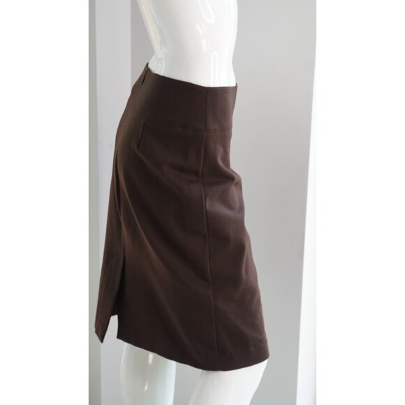 cache contour collection Brown Skirt Size 4 - Picture 5 of 8